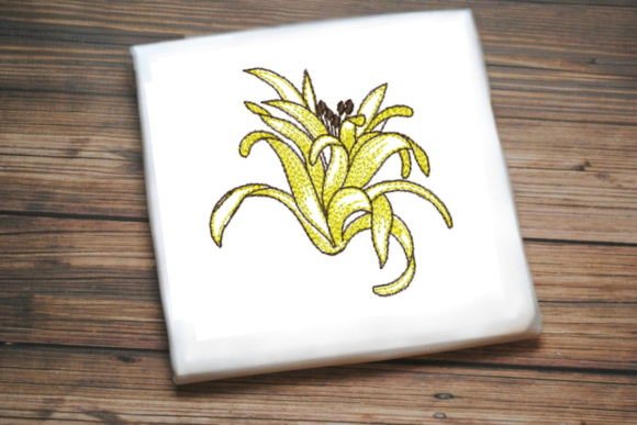 Beautiful One Line Yellow Flower