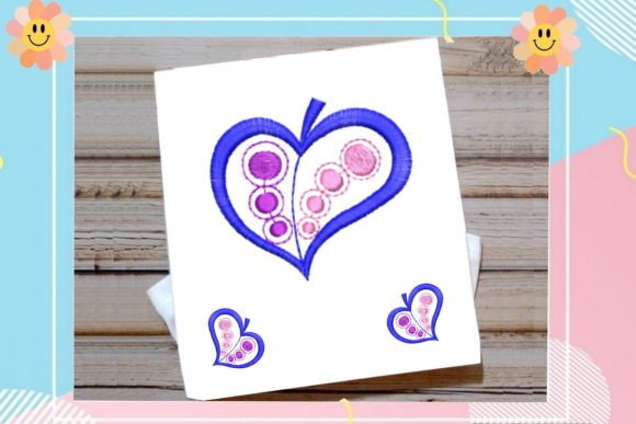 Blue Heart Flower Embroidery Review