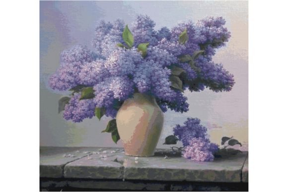 Counted Cross Stitch Pattern-Flowers 114