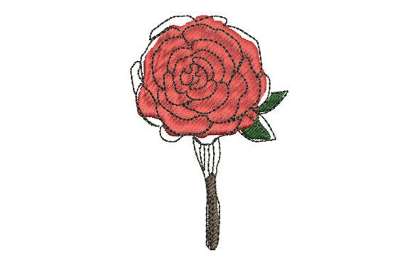 Fake Red Rose Embroidery Review