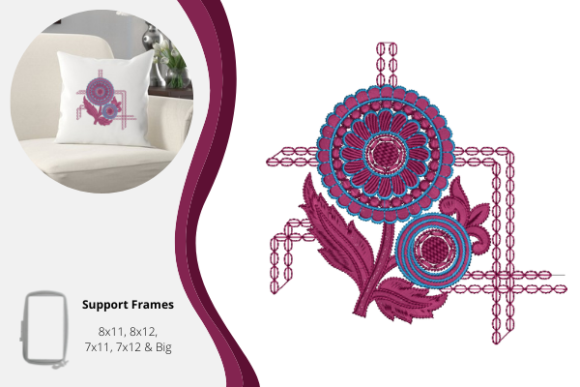 Review: Creative Pillow Cover Embroidery Design