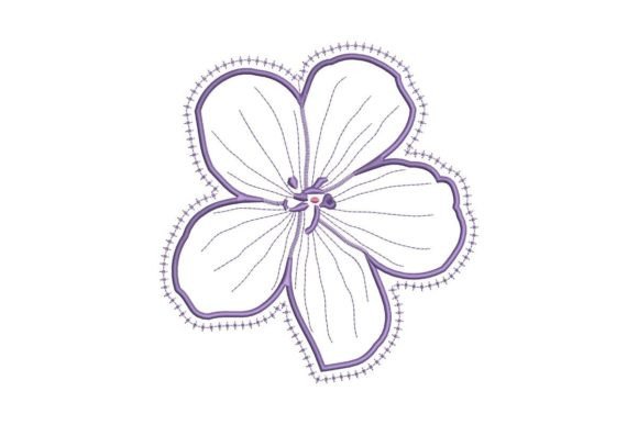 Рurple Flower Applique