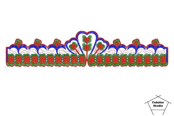 Weeds Border Embroidery